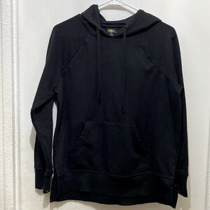 Black pullover hoodie